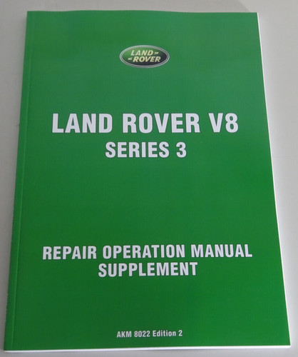 Werkstatthandbuch land rover - werkstatthandbuch,