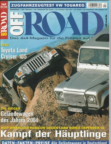 Off road 2004 vergleich - off, 01/2004